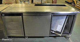 Foster G2 eco pro EP2/2H 2 door refrigerator - 230V 50Hz - L 182 x W 80 x H 90cm