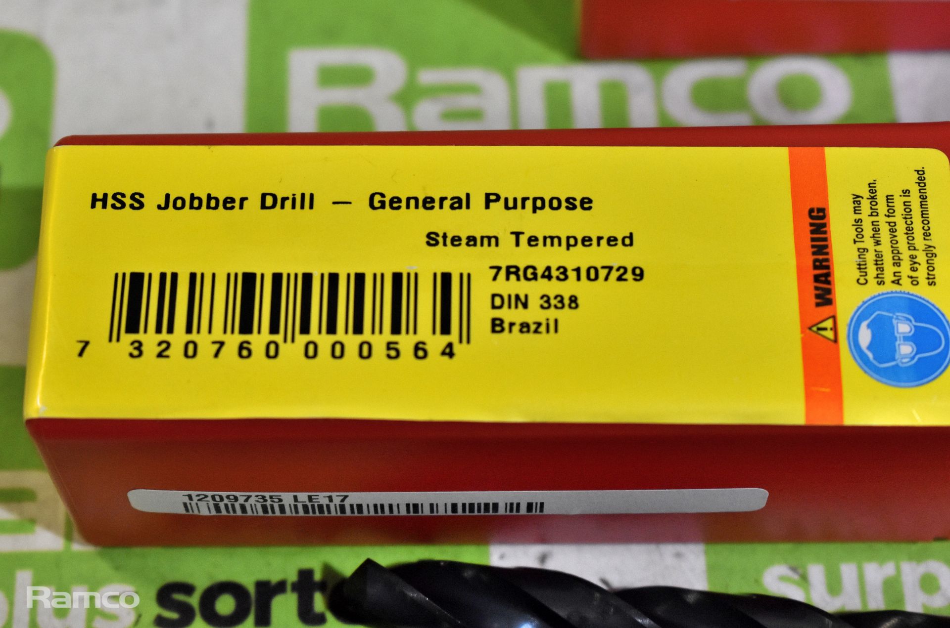2x packs of Dormer 10.3mm A100 HSS jobber drill bits - 5 per pack - Image 2 of 3