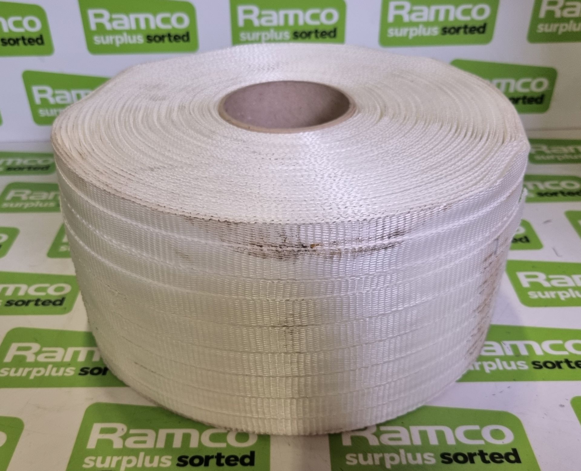 Box of white composite polyester pallet strapping (3pc per box) - Image 3 of 5