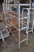 Wire racking/shelving 160 x 40 x 155cm - AS SPARES OR REPAIRS
