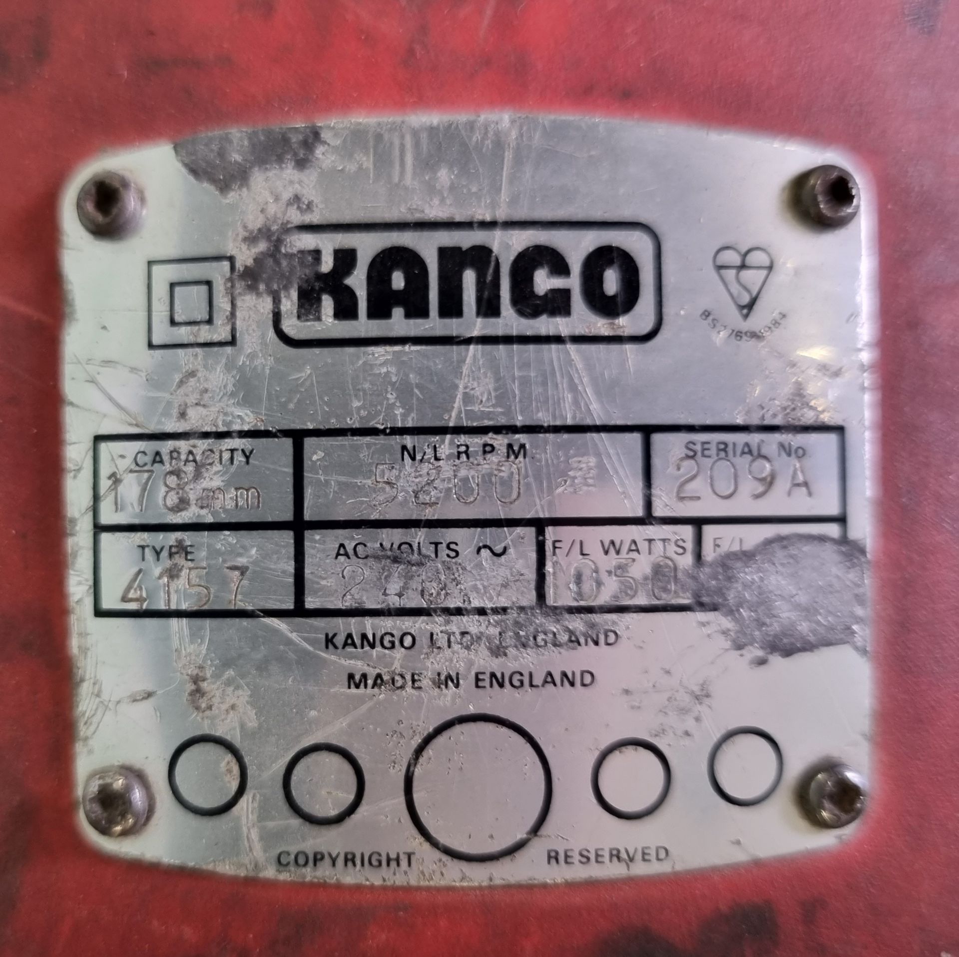 Kango 4157 18 cm dia electric angle grinder 240V - Image 3 of 5
