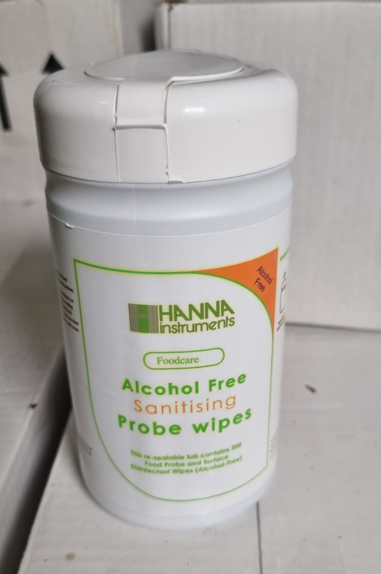 36x Boxes of Henna alcohol free wipes - probe wipes - 10x tubs per box (300 tubs) - Bild 3 aus 3
