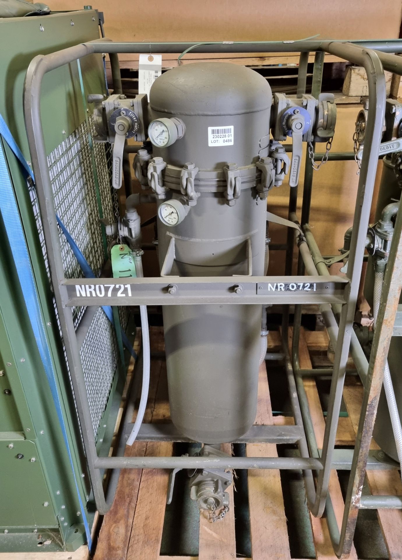 Water purification high pressure filtration unit - 10.5 bar max