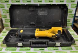 Dewalt DW008 24v reciprocating saw in case w/ no charger & 1x battery