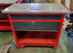 Roller tool chest - 111 x 61 x 98cm