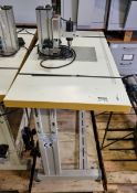 DCR ultrasonic welding table - L 1000mm x W 550mm x H 1100mm
