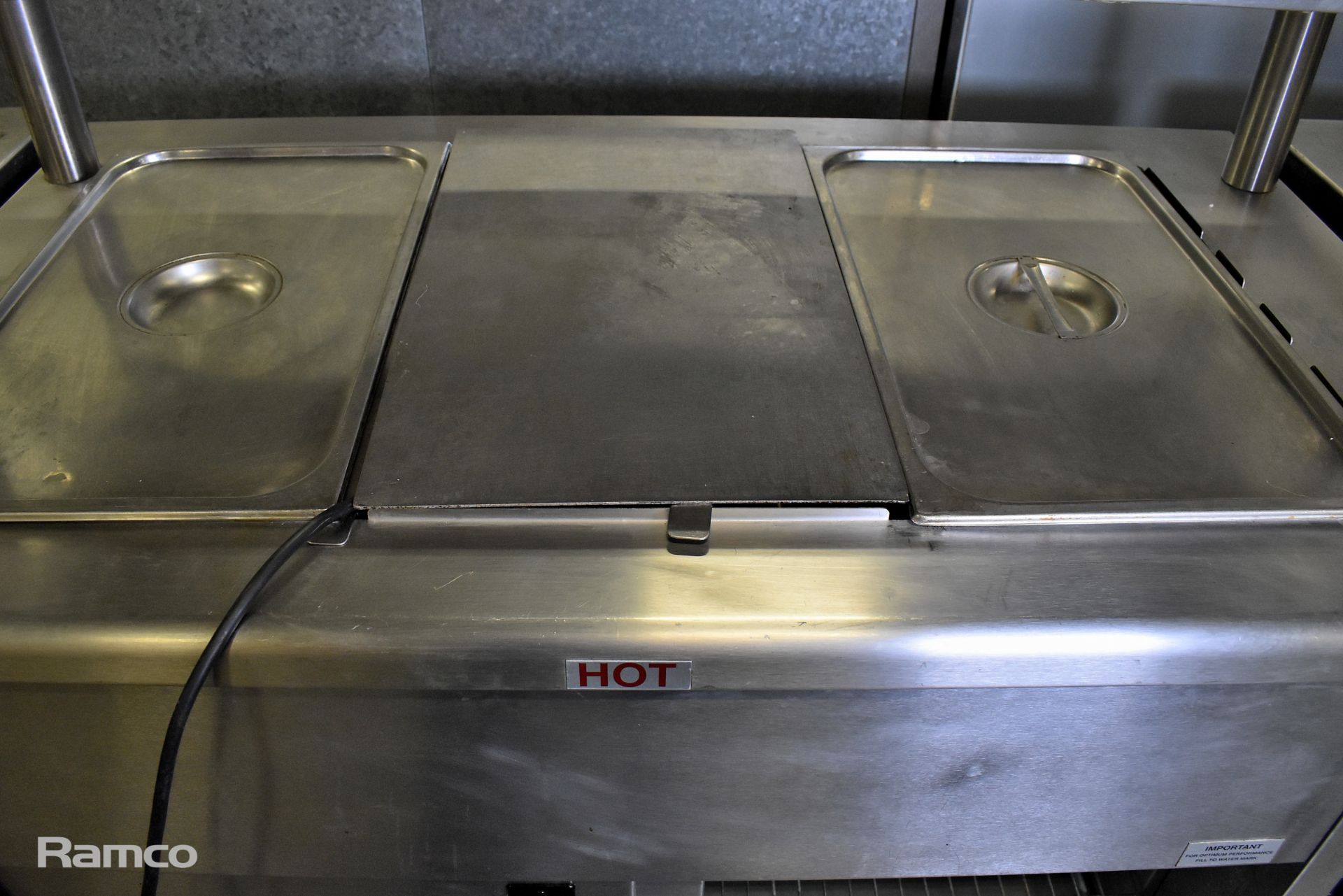 Victor SCEP12Z+ hot cupboard, bain marie and gantry - Bild 2 aus 7