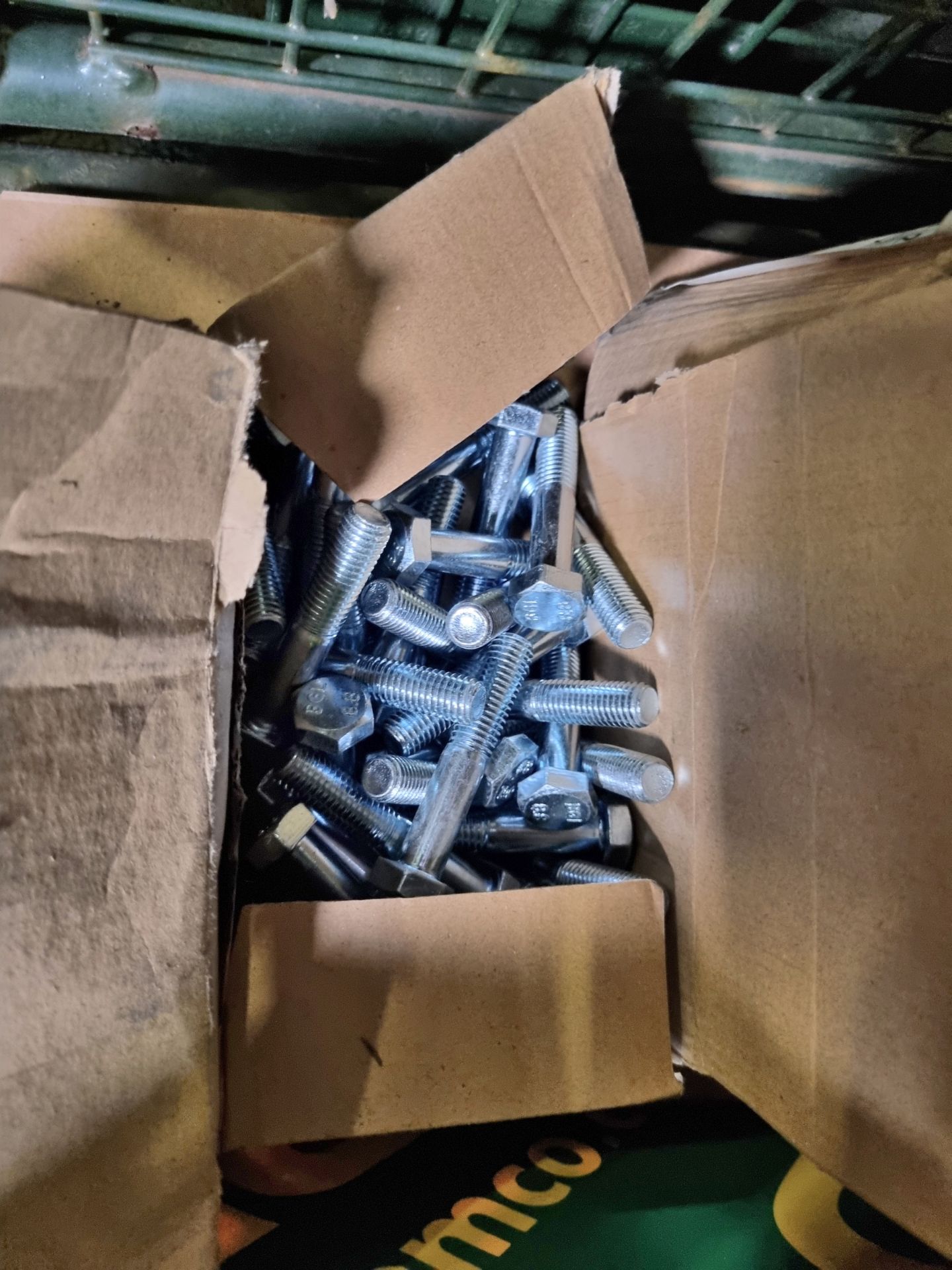 7x boxes of M10 & M12 hexagon bolts - various lengths, approx 400pcs - Image 2 of 4