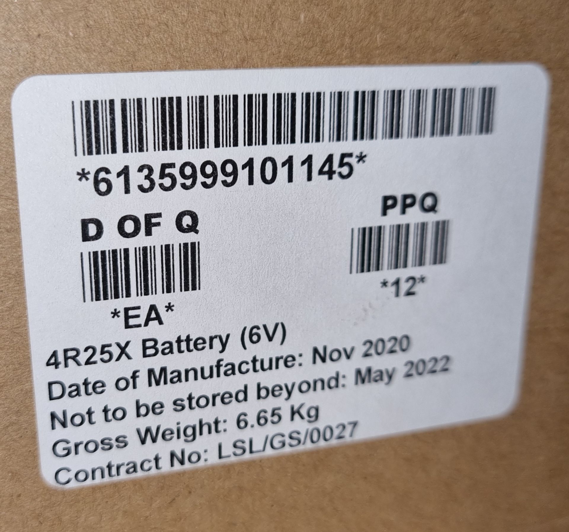 88x Eveready 6 volt 4R25-996 Mercury-cadmium carbon zinc batteries - Image 6 of 9