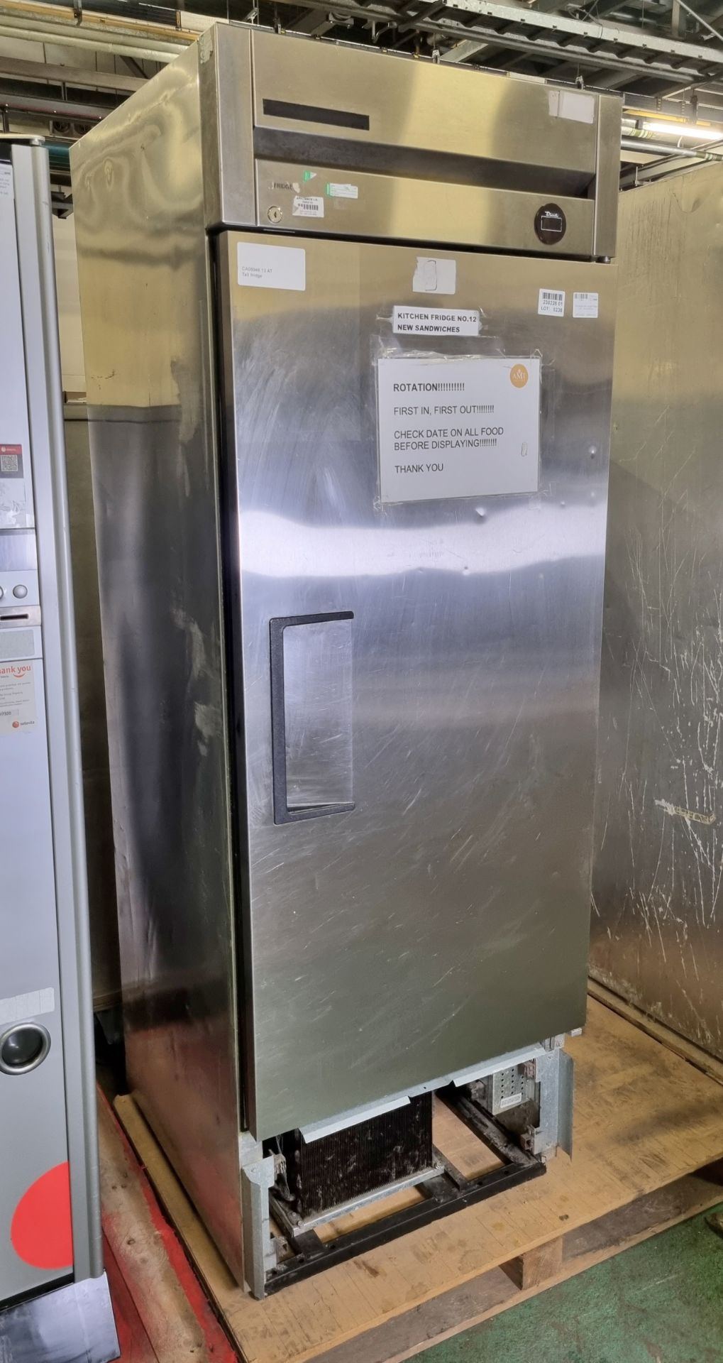 True single door upright fridge T-23 - 75x72x200cm - Bild 2 aus 6
