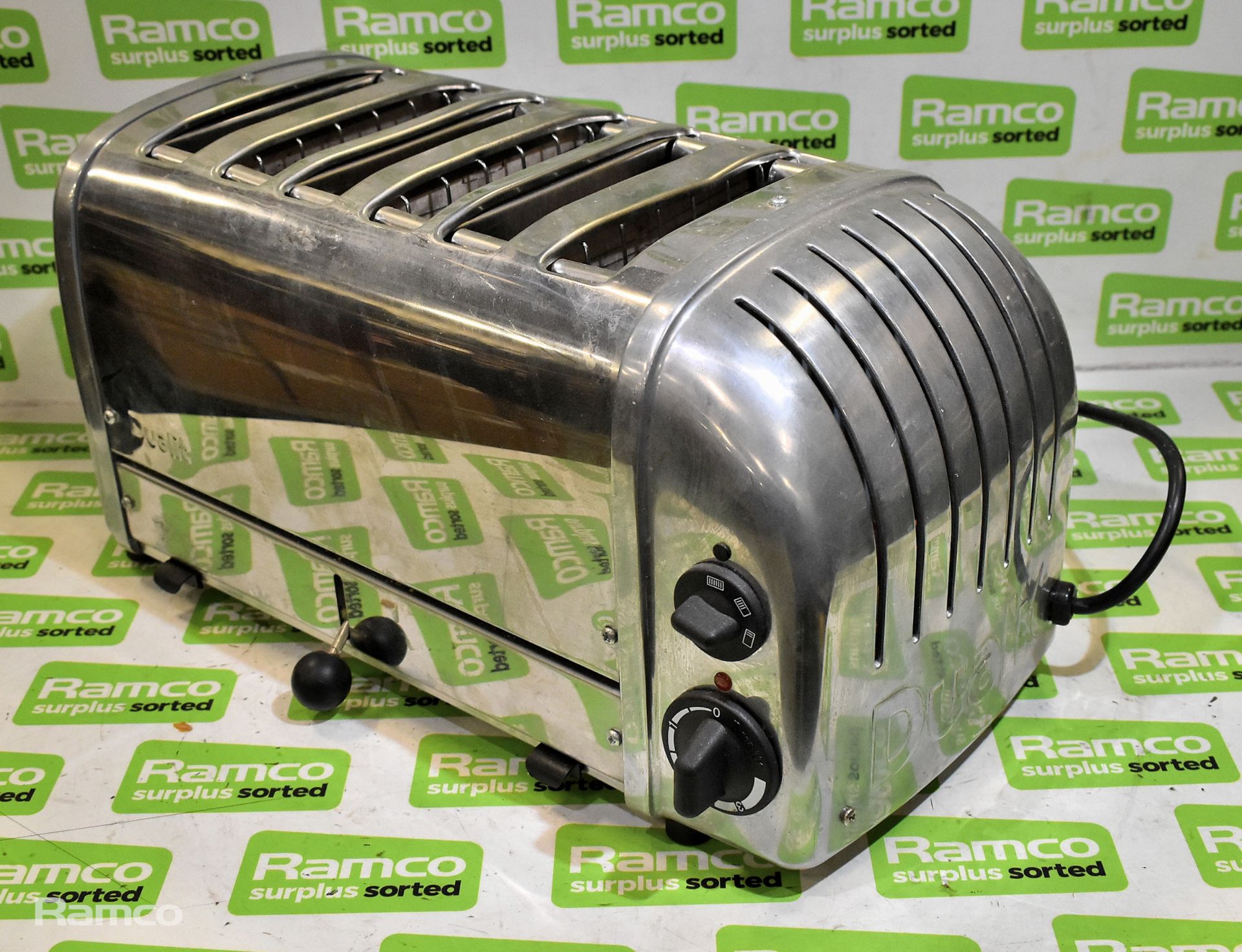 Dualit stainless steel 6 slice toaster - Image 3 of 4