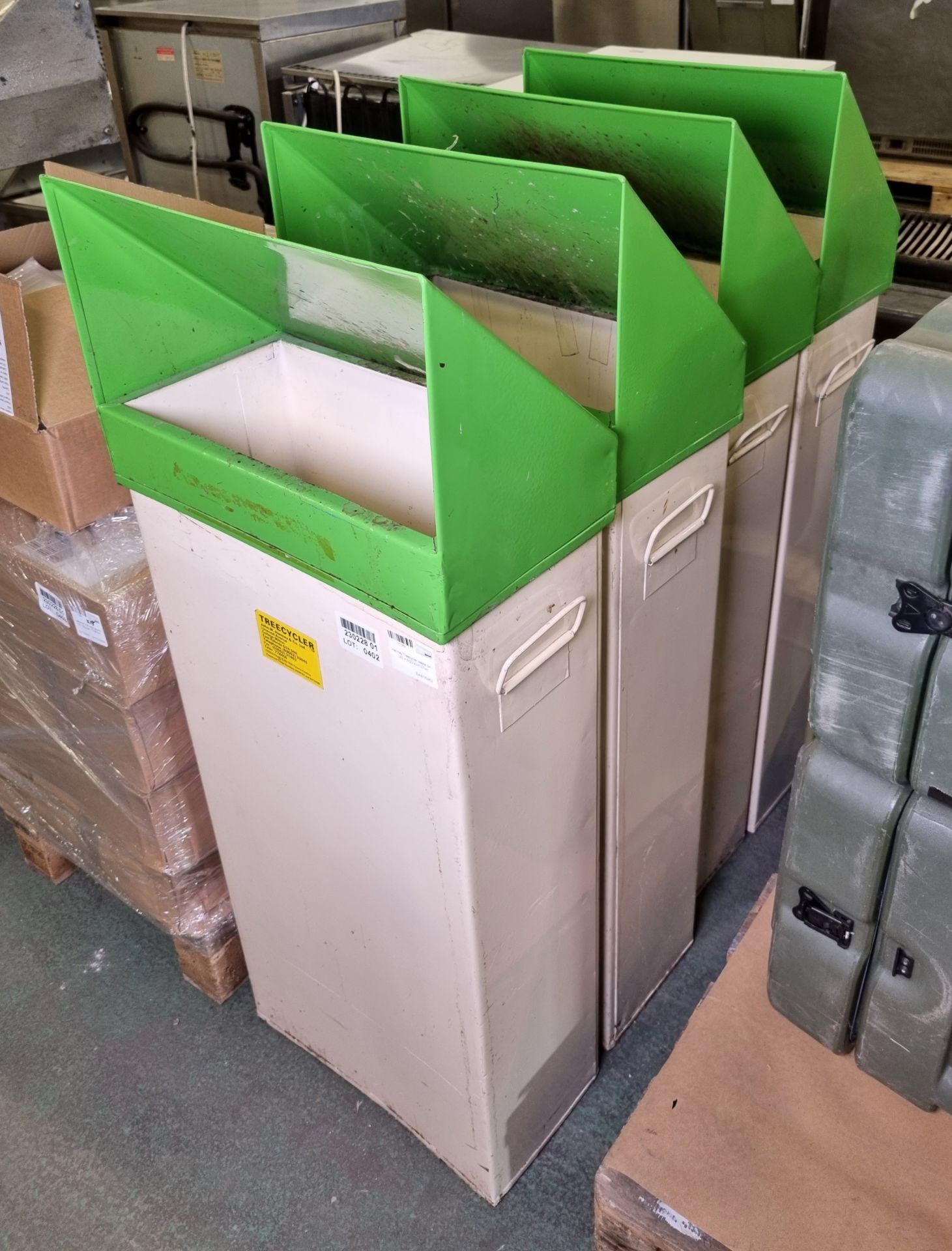 4x Hannay Treecycler waste bins - L 42 x W 22 x H 107cm - Image 2 of 3