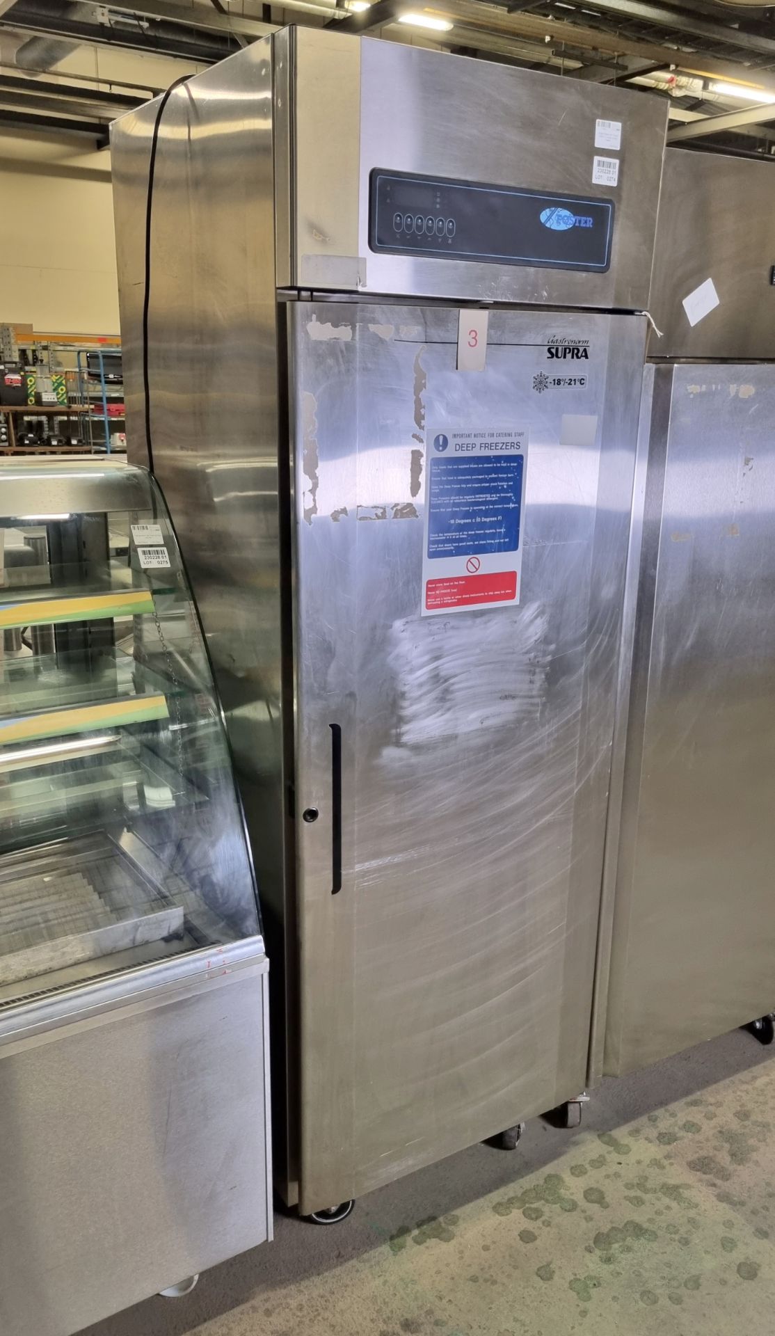 Foster Gastronorm Supra GS601 LT single upright freezer - Image 2 of 4