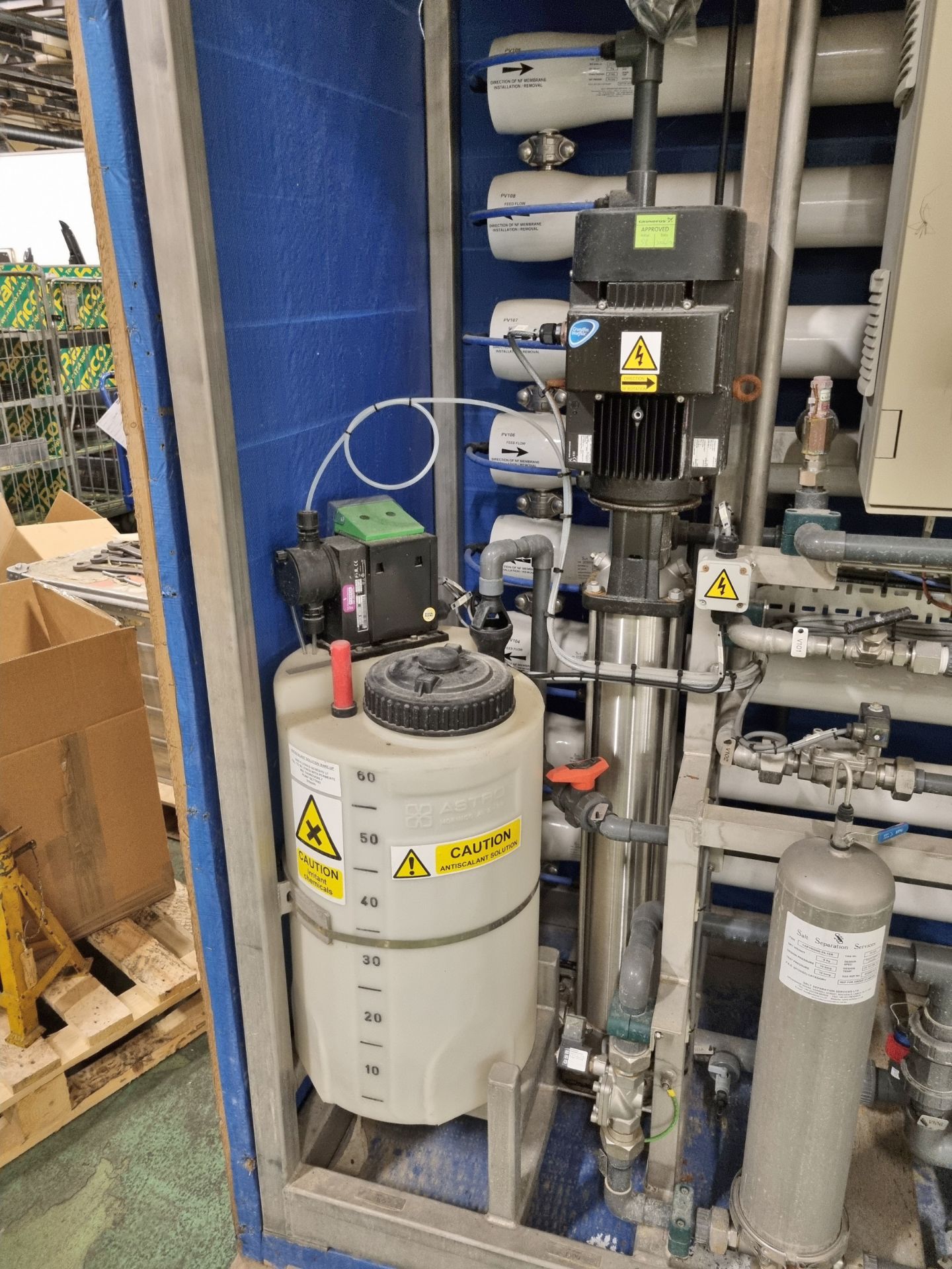 Salt Separation Services reverse osmosis plant - see pics full description - requires stepframe - Bild 5 aus 79