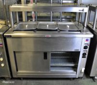 Victor SCEP12Z+ hot cupboard, bain marie and gantry