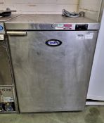 Foster HR150 stainless steel under-counter fridge