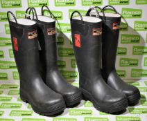 Firefighter 4000 super safety boots - Size 3, Firefighter 4000 super safety boots - Size 4