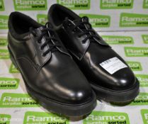 Solovair Black leather shoes - size 11 uk