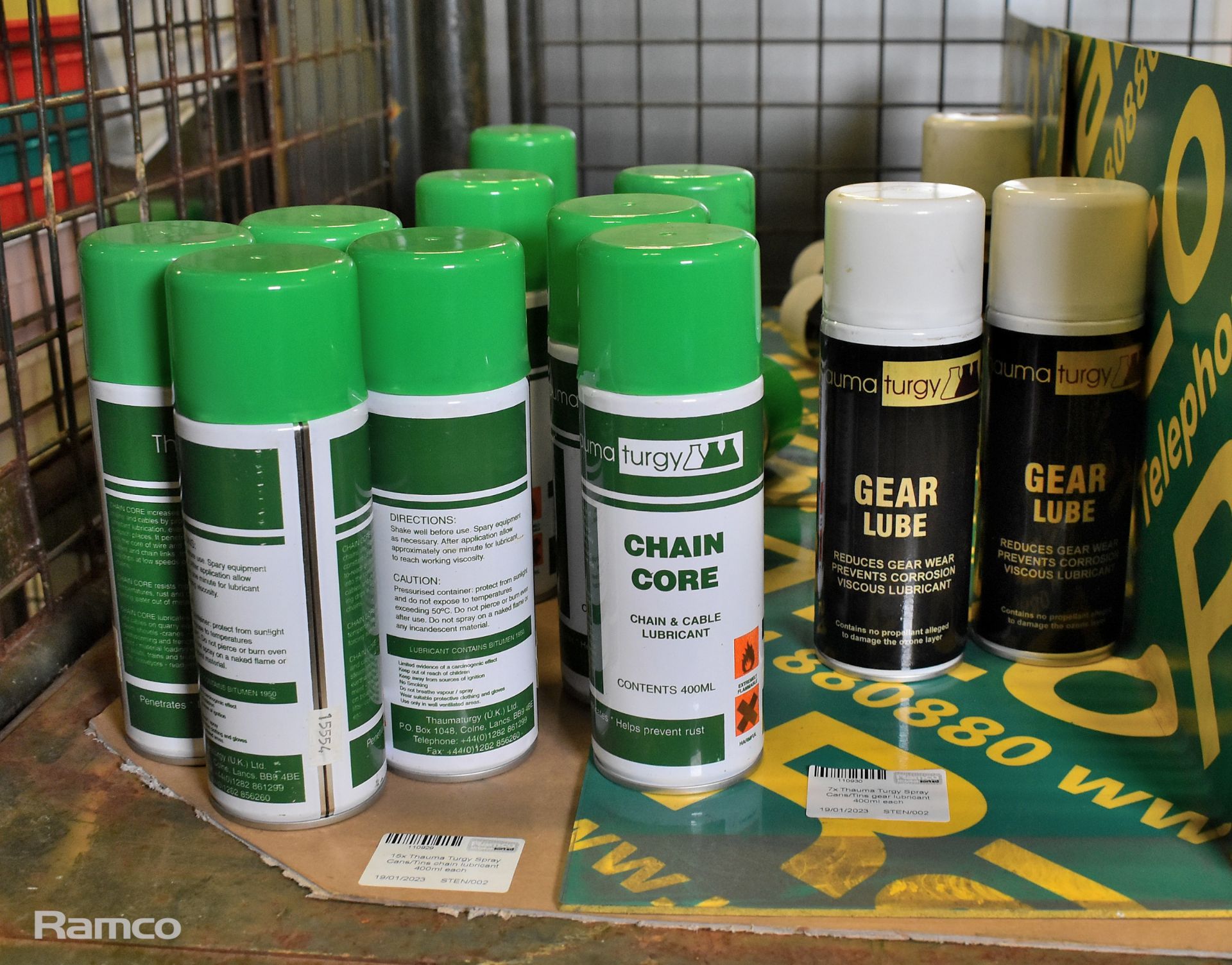 15x Spray Cans/Tins of line marking paint (10x white / 5x yellow) 750ml each - Image 2 of 5