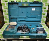 Makita BHR200 cordless 24V rotary hammer drill + charger,battery, case