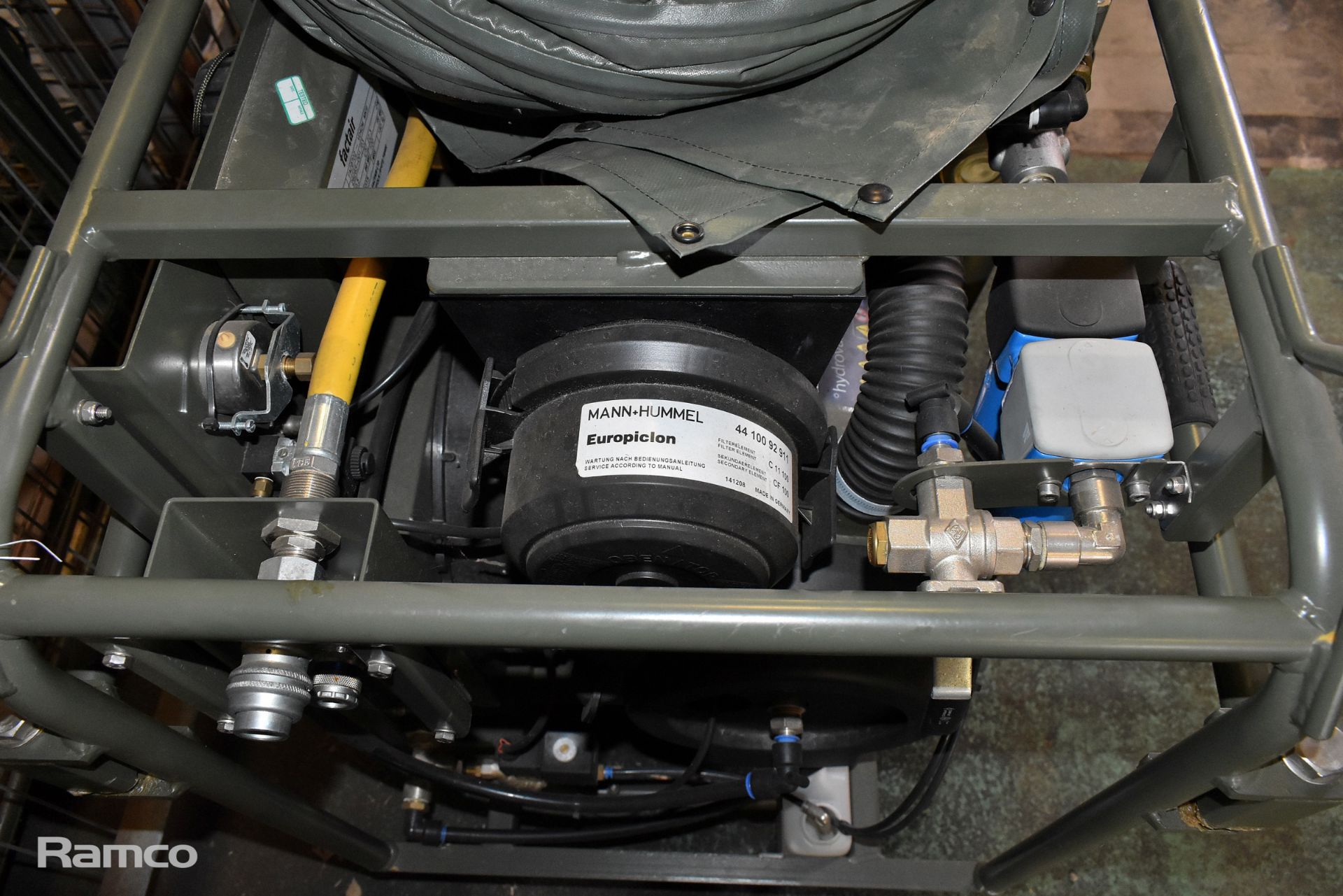 Factair Hydrovane HV04 Diesel Air Compressor - model 504C10-NSP1962 - Image 6 of 14