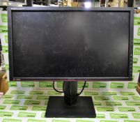 Asus PA238Q 23 inch monitor on adjustable stand with cables