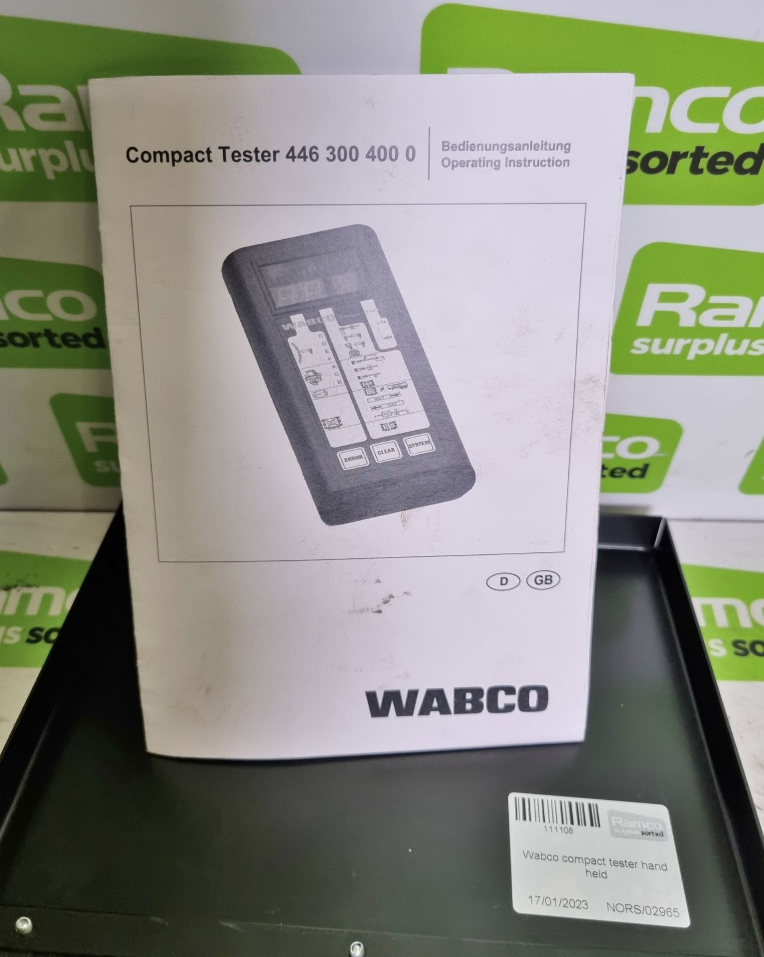 Wabco compact tester handheld - Image 4 of 6