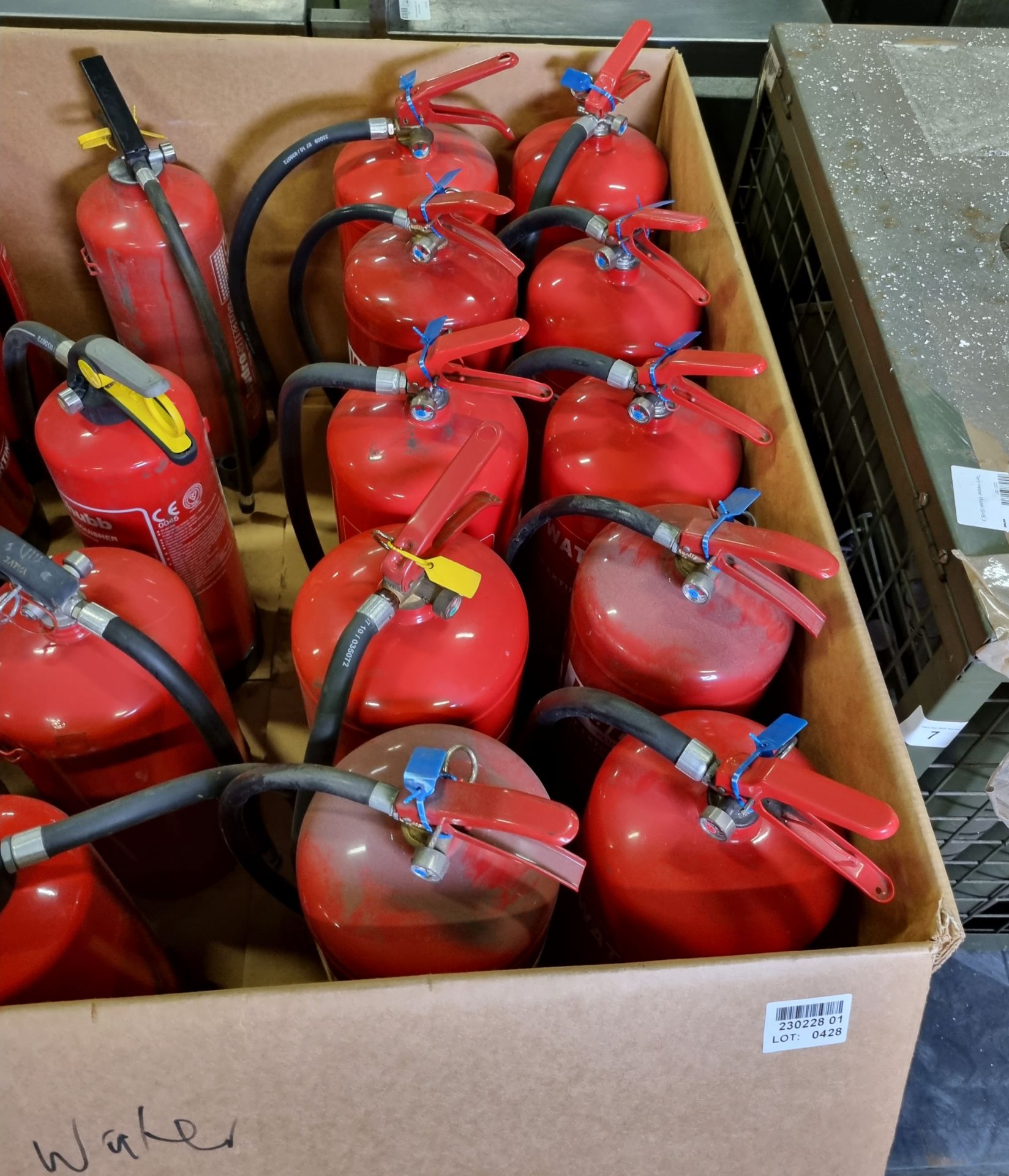 24 x Water fire extinguishers - beyond expiration date, will need checking and retesting - Image 3 of 4