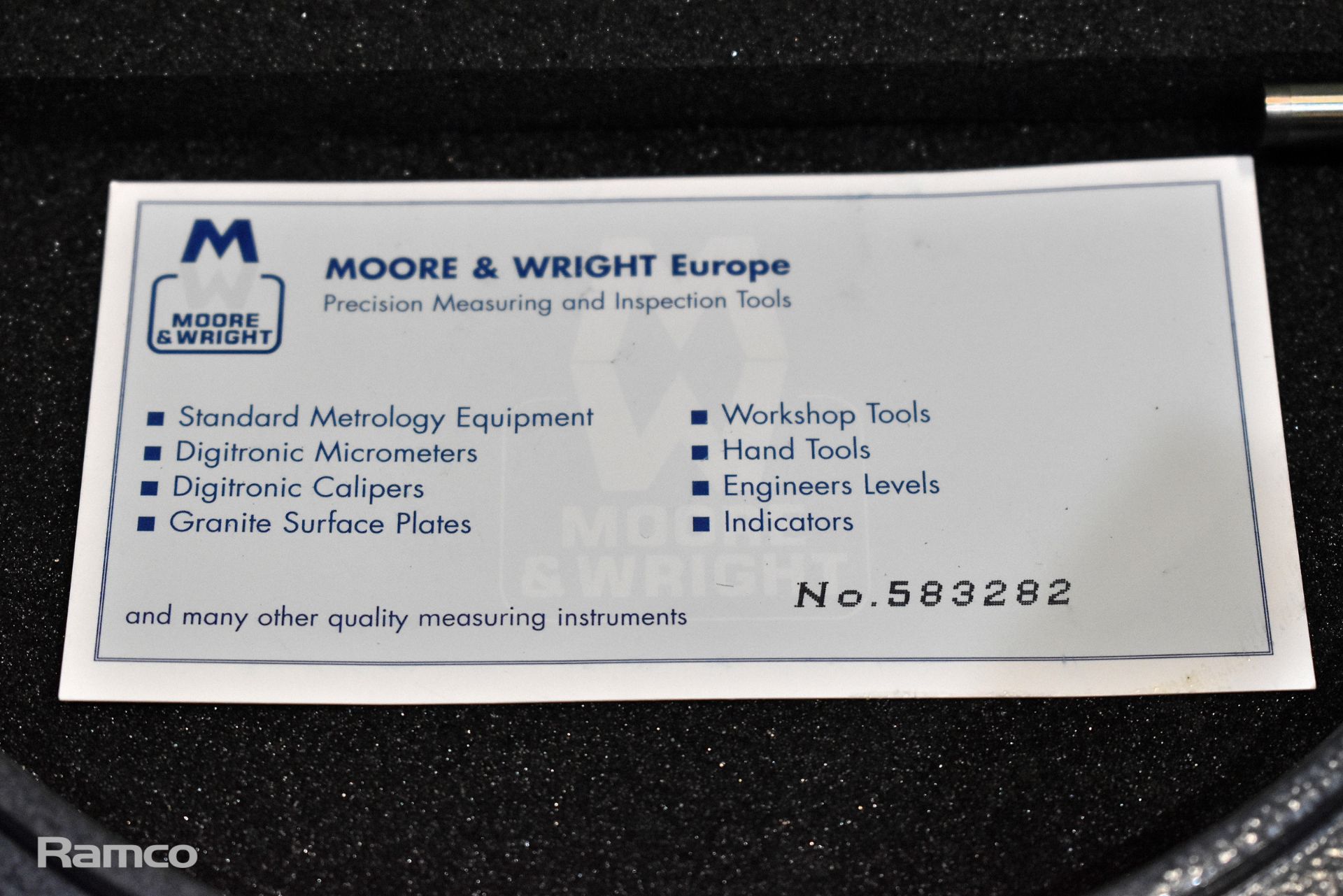 Moore and Wright 19666 external micrometer - Image 3 of 4
