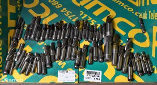 56x HSS drill bits in various sizes