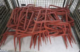 Metal timber dogs - approx 100 - 460mm x 230mm