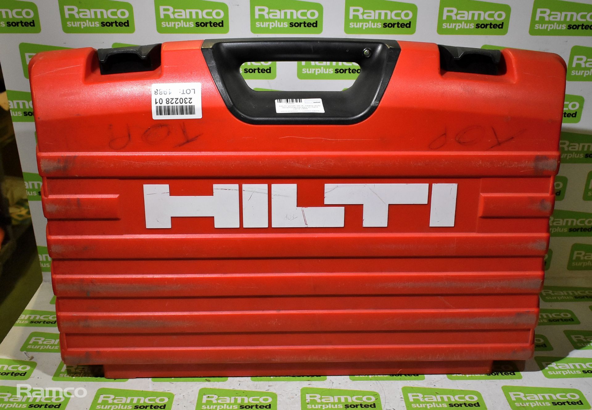 HILTI WSR 36-A heavy duty reciprocating saw in hard carry case - Image 5 of 5