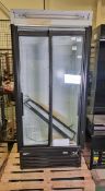 Staycold SD890 sliding door display chiller - AS SPARES OR REPAIRS