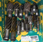 15x HSS drill bits in various sizes