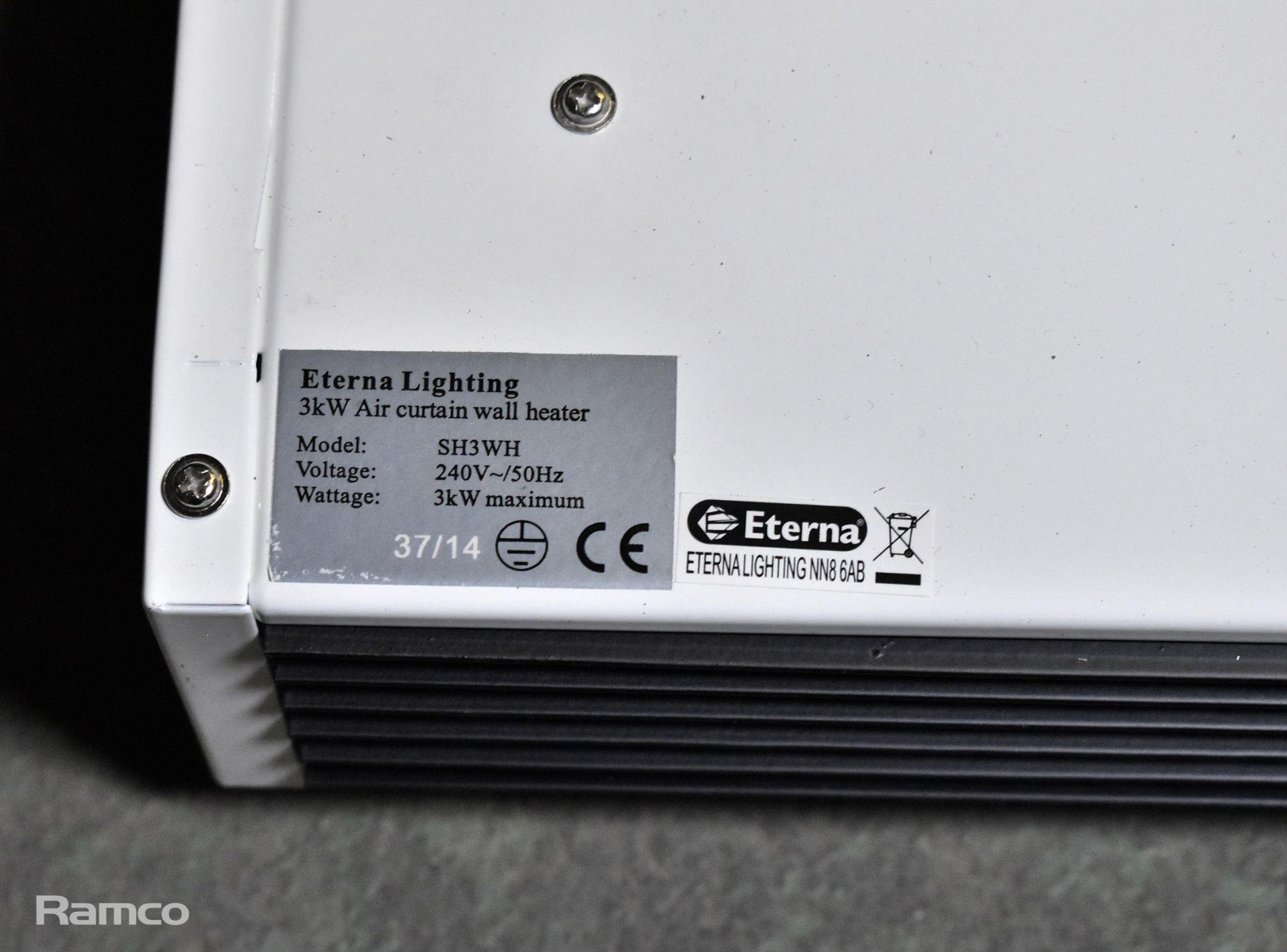 Eterna SH3WH 3kw screen heater - Image 3 of 5