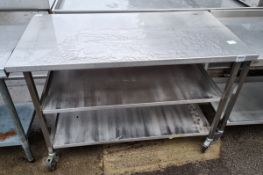 Stainless Steel Counter top - L140 x W78 x H90cm