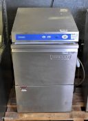 Hobart GSC-21 commercial under-counter stainless steel glass washer