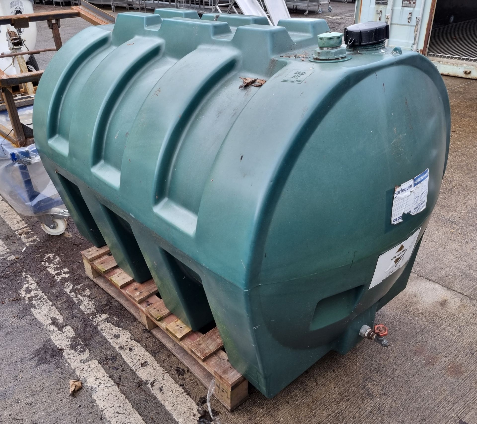 Harlequin 1400 Litre Oil Tank to fit base 1800 x 900mm - Image 8 of 10