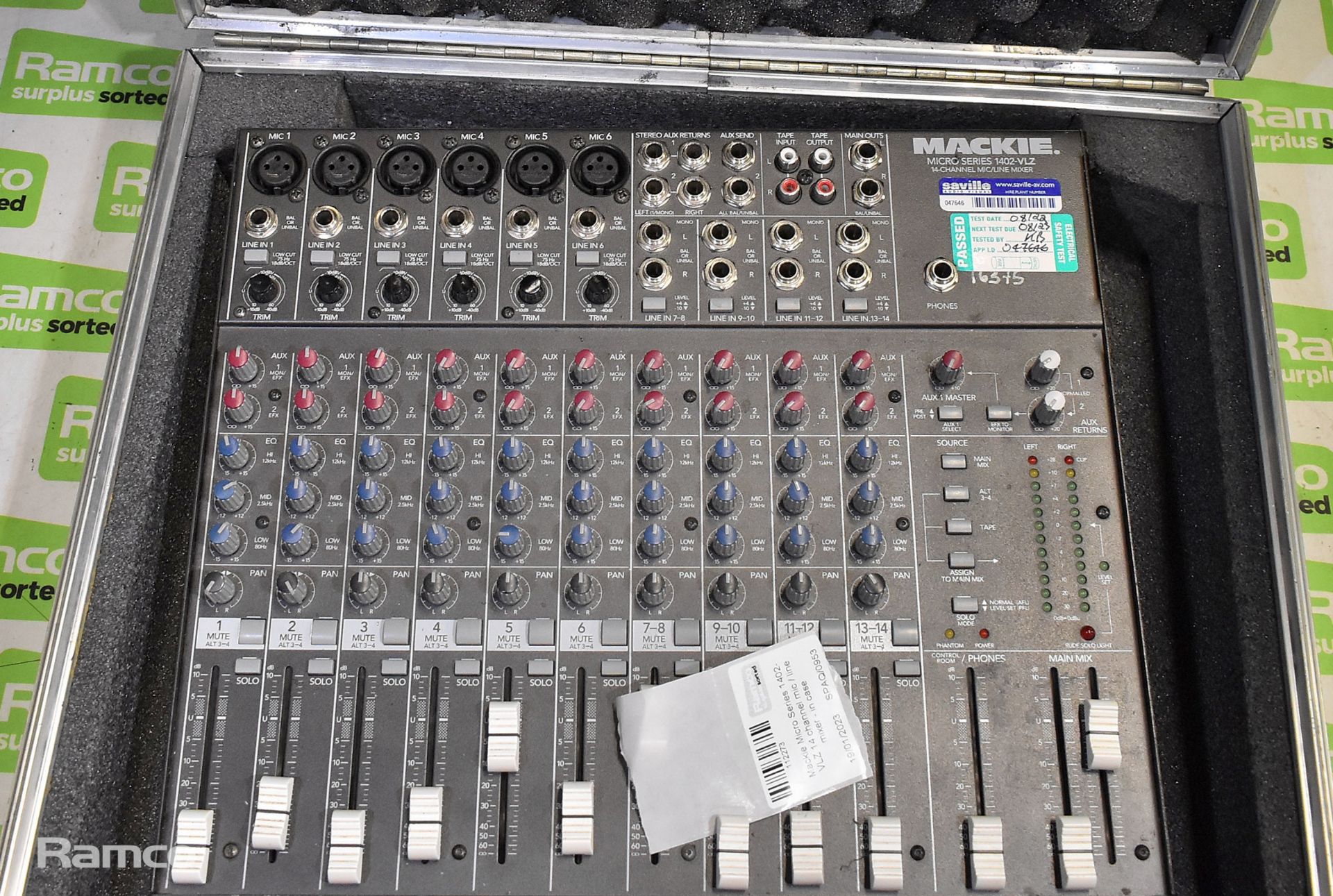 Mackie Micro Series 1402-VLZ 14 channel mic / line mixer - in case - Image 2 of 6