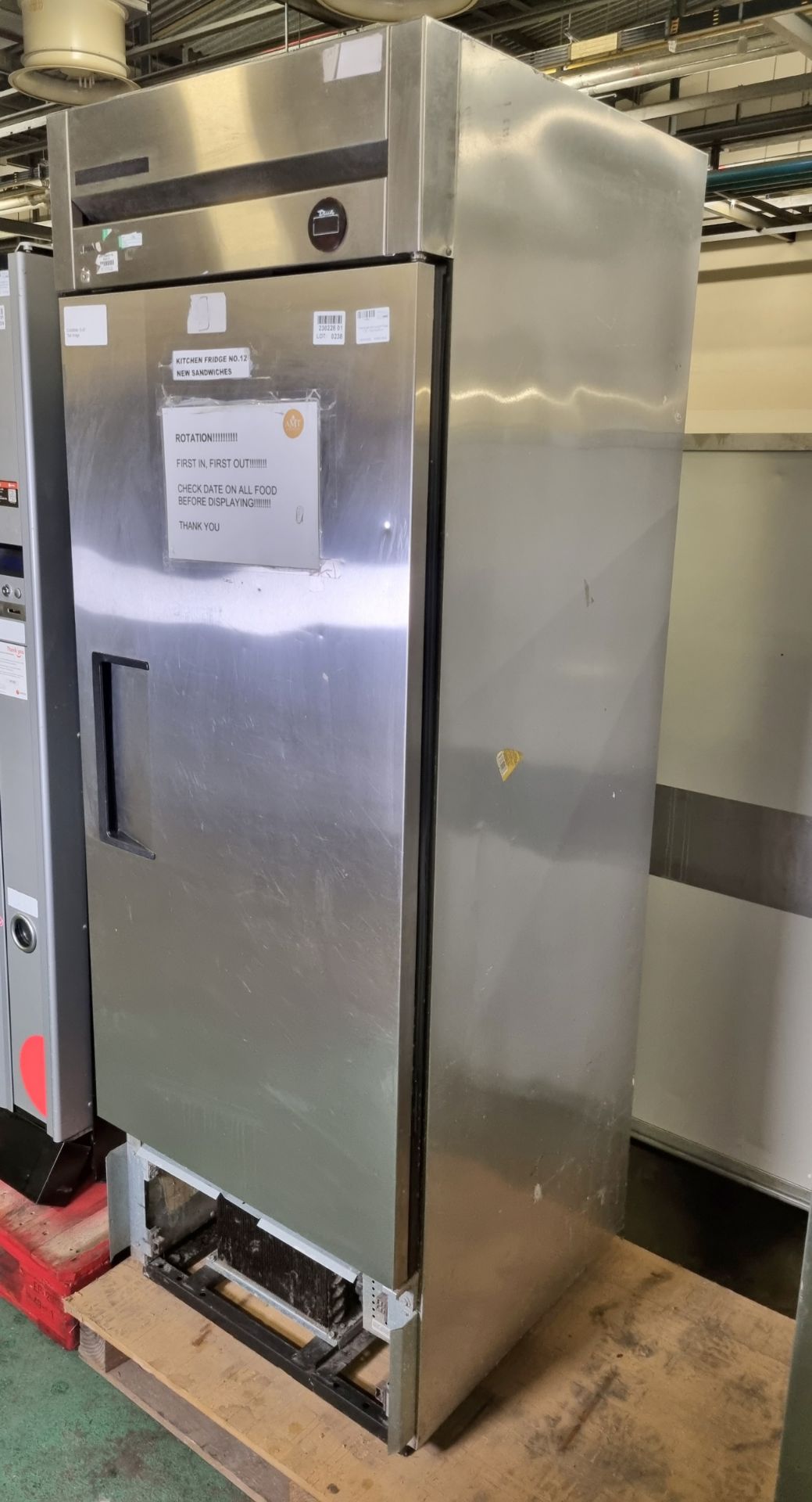 True single door upright fridge T-23 - 75x72x200cm - Bild 3 aus 6