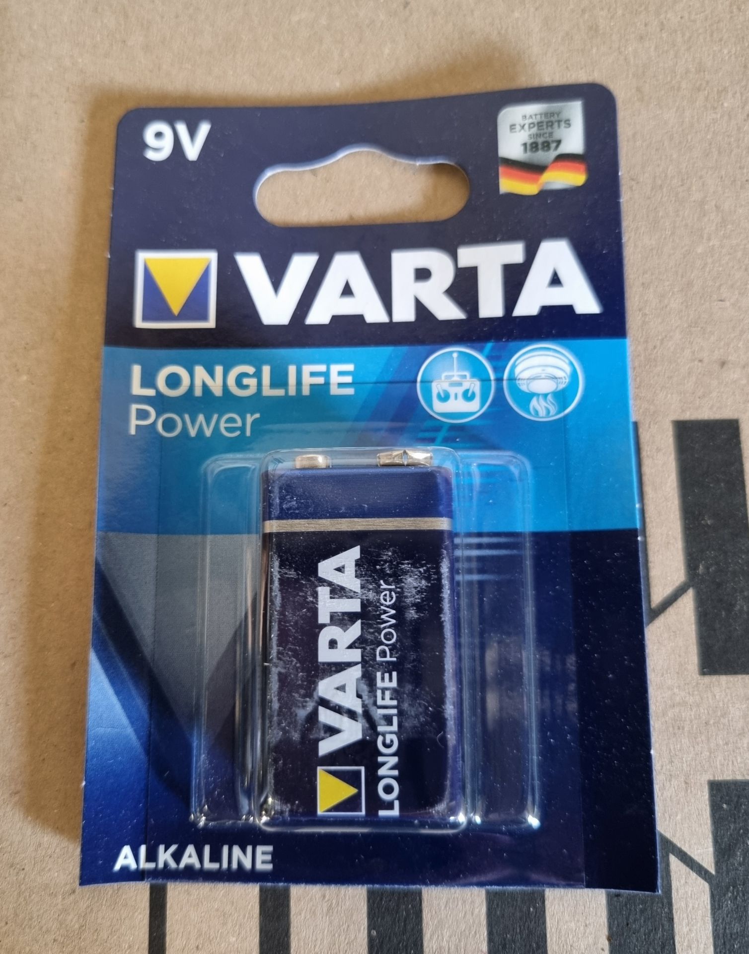 44x packs of Individual Varta Eblock transistor MN1604-9 Volt batteries - 10 in a pack - Bild 4 aus 5
