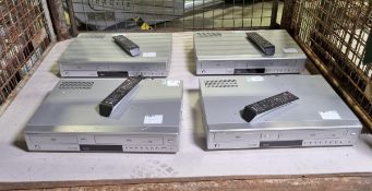 4x Samsung V5600 VCR DVD players with remotes