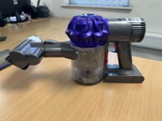 Dyson V6 animal cordless vacuum cleaner (as spares – possible new battery needed)