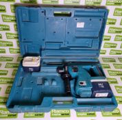 Makita BHR200 cordless 24V rotary hammer drill + battery, case