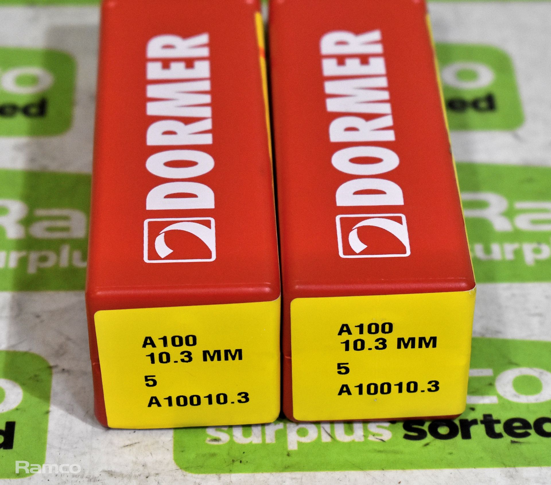 2x packs of Dormer 10.3mm A100 HSS jobber drill bits - 5 per pack - Image 2 of 2
