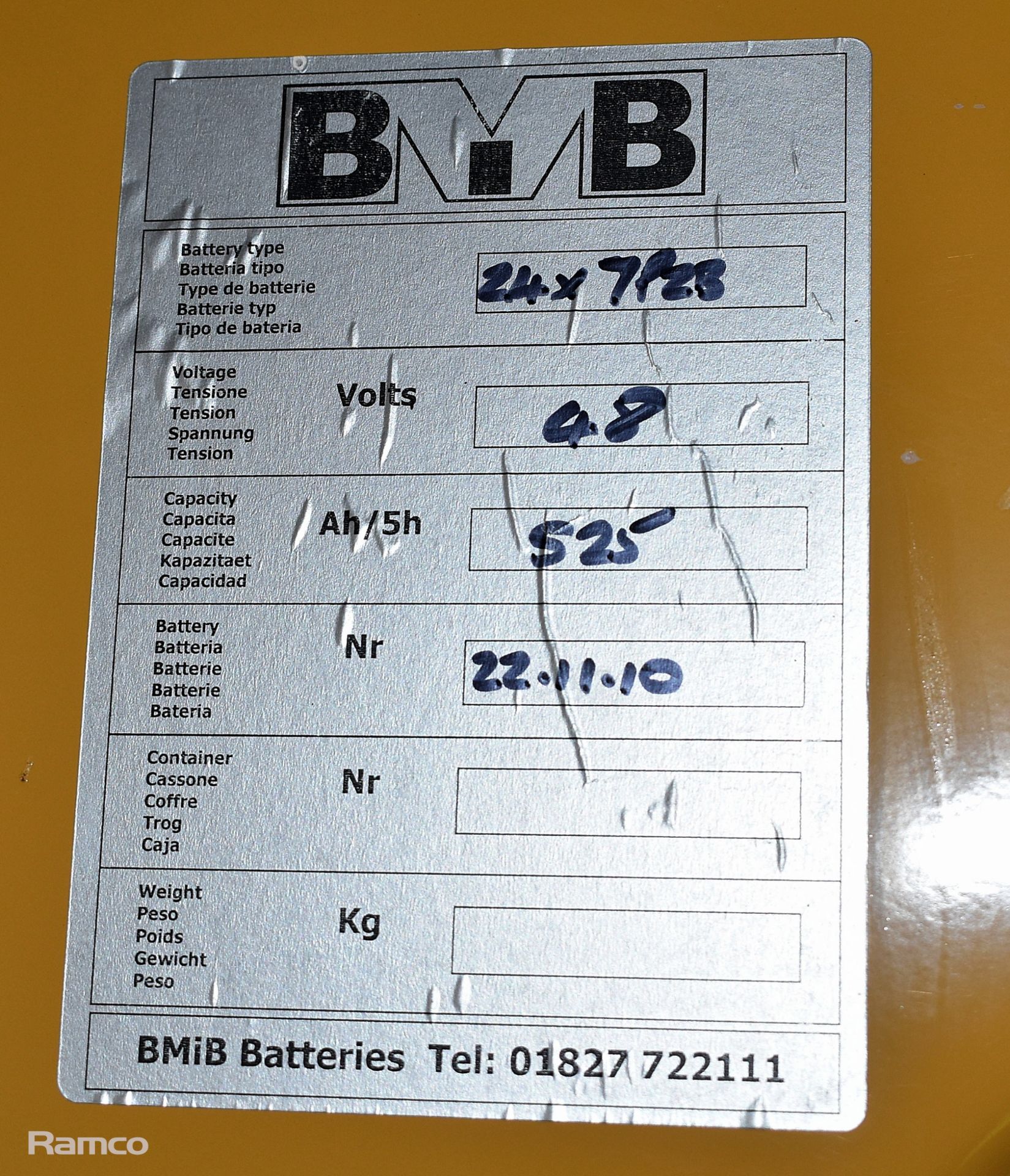 Caterpillar EP16K Forklift Serial No 06A00310 with Cascade fork set Serial No ALE 738377-1, 1900Kg - Image 17 of 31