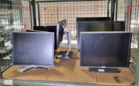 8x Various Dell 19 Inch monitors 100 / 240V 50 / 60Hz