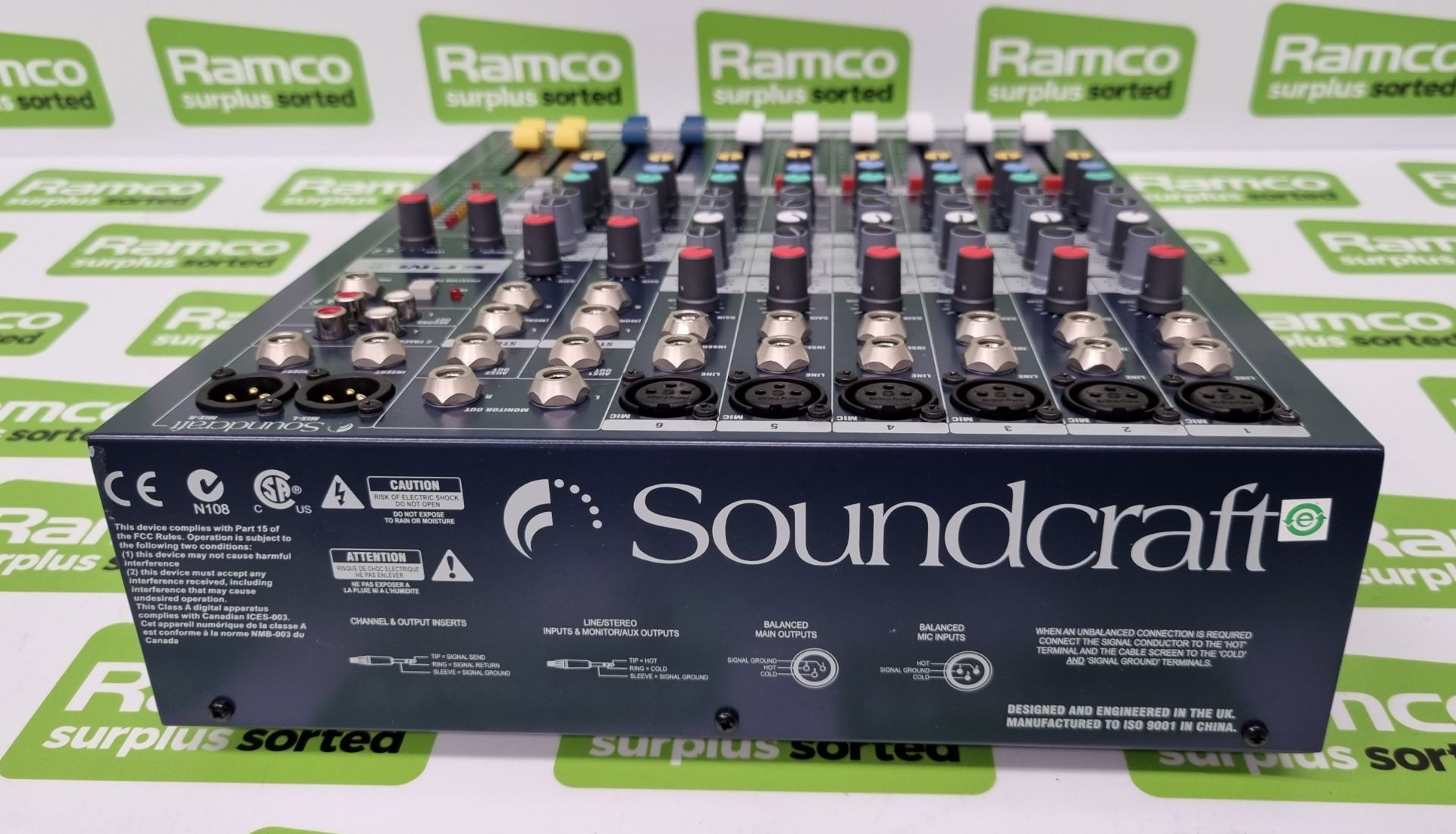 Soundcraft by Harman EPM6 sound mixing desk - Image 6 of 7