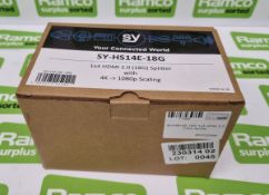 SY-HS14E-18G 1x4 HDMI 2.0 (18G) splitter