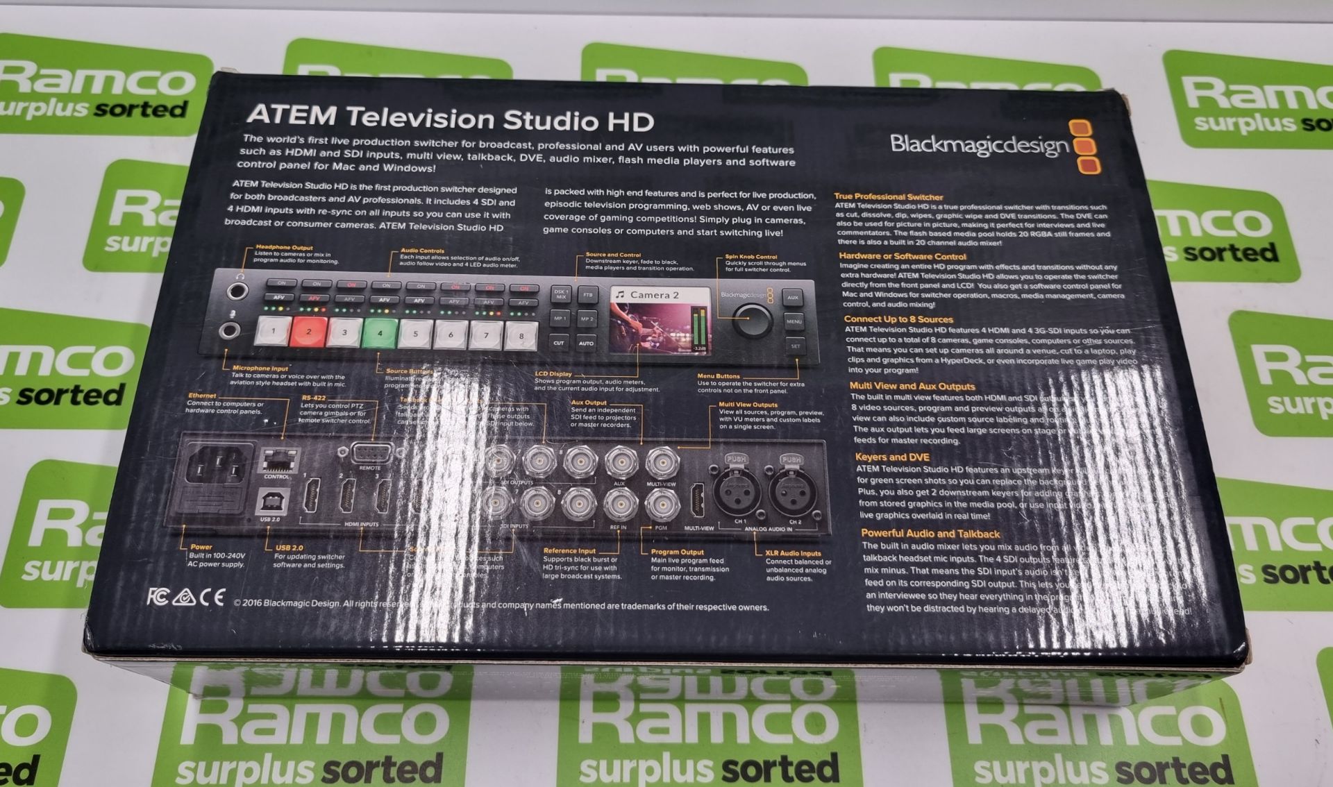 Blackmagic ATEM TV studio HD mixer - Image 3 of 11